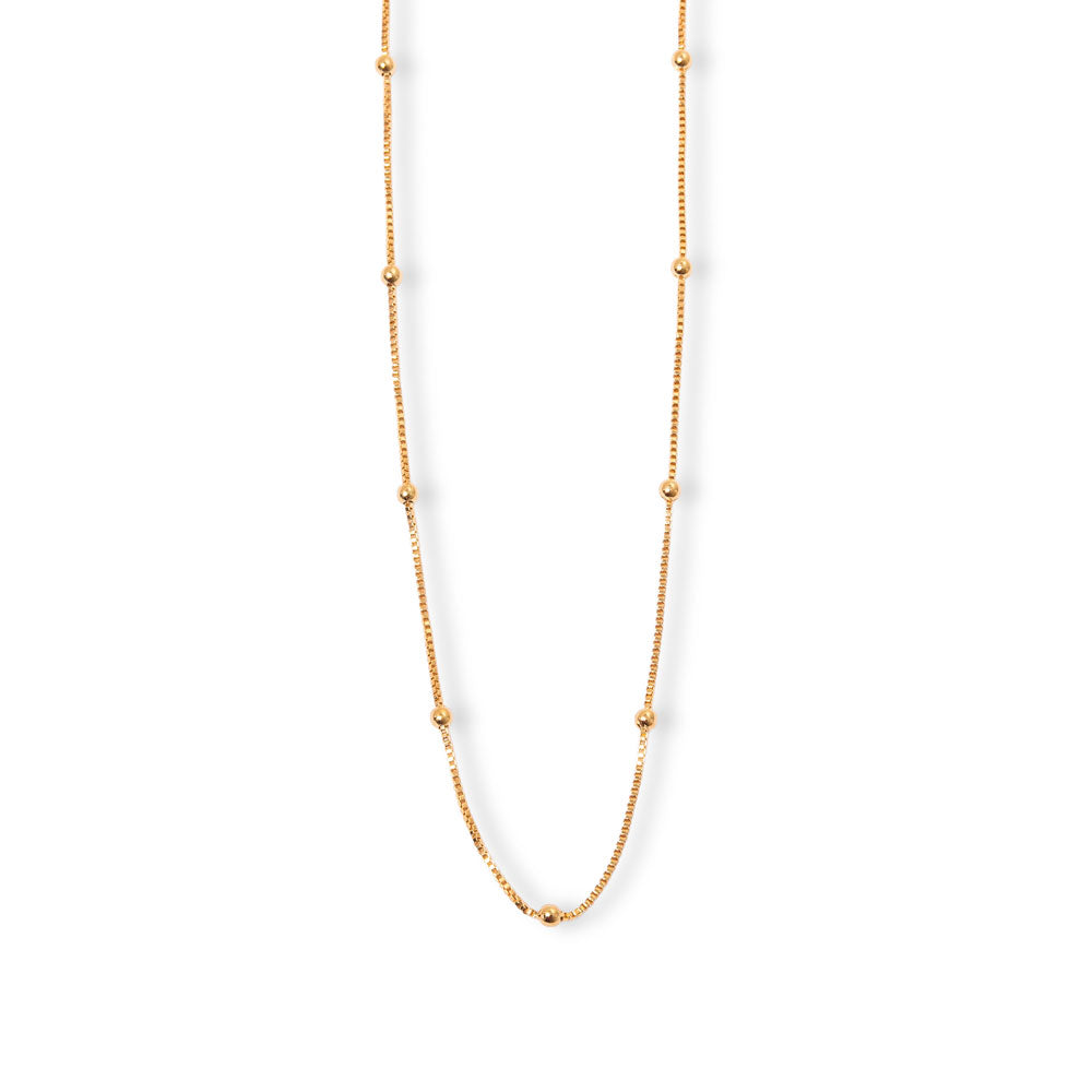 Colar Orvalha Leve P pequeno e delicado com banho de ouro 18k. Design Herreira para uso diário, produção em Goiânia.